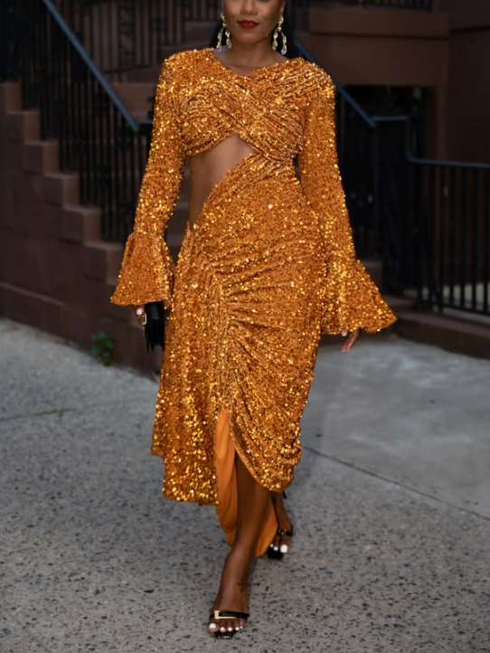 Fab Sequin Occasion Dress