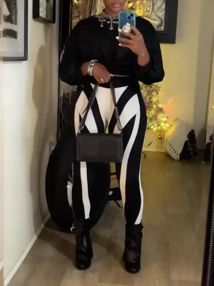 Sweatshirt And Leggings Set