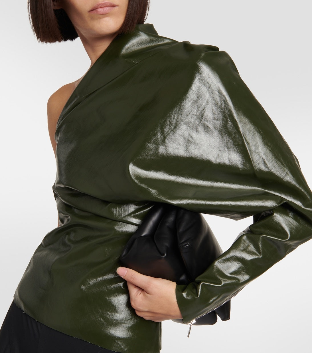 Draped One-shoulder Top