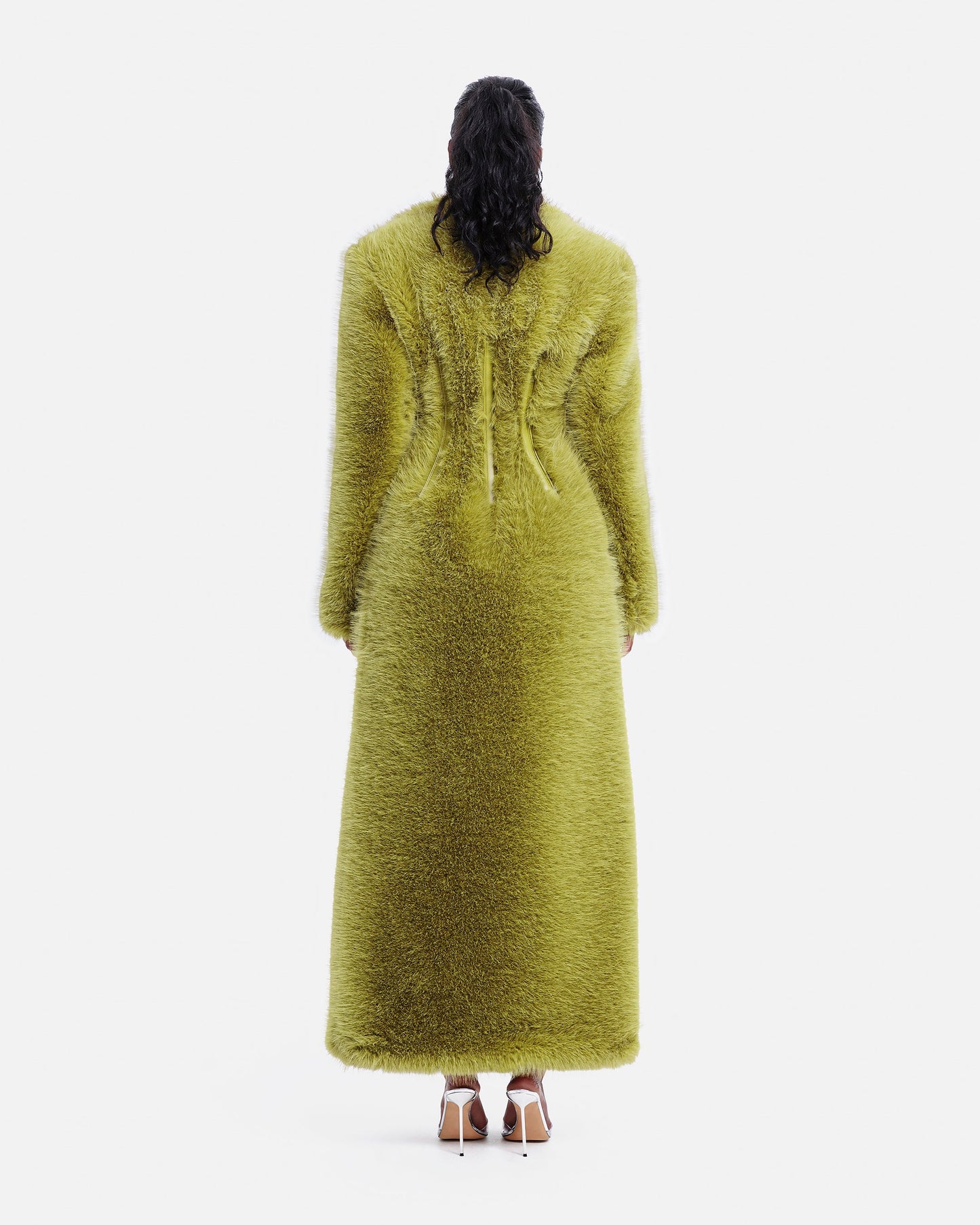 Mink Velvet Suit Collar Fur Coat