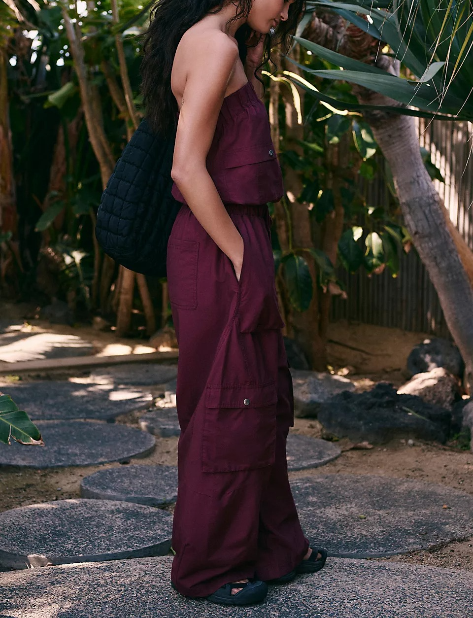 Bandeau Waist Belt Pocket Bodysuit