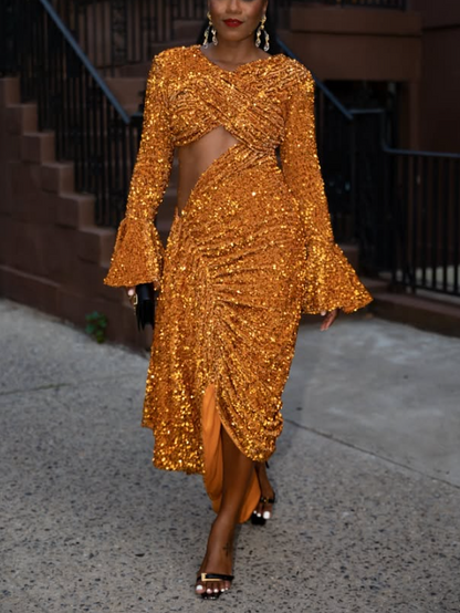 Fab Sequin Occasion Dress