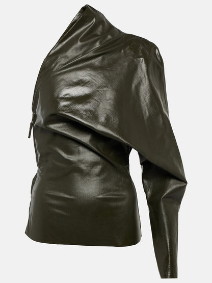 Draped One-shoulder Top