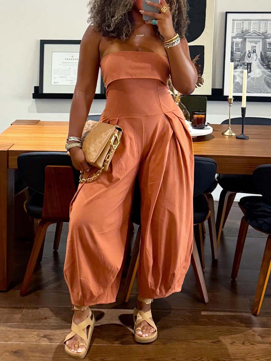 Tube Top Jumpsuit