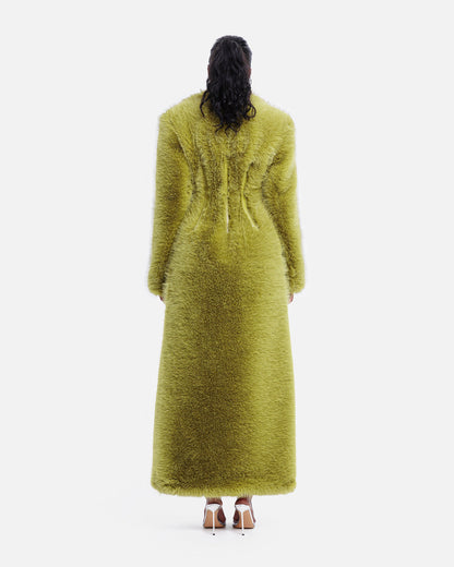 Mink Velvet Suit Collar Fur Coat
