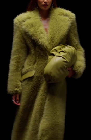 Mink Velvet Suit Collar Fur Coat