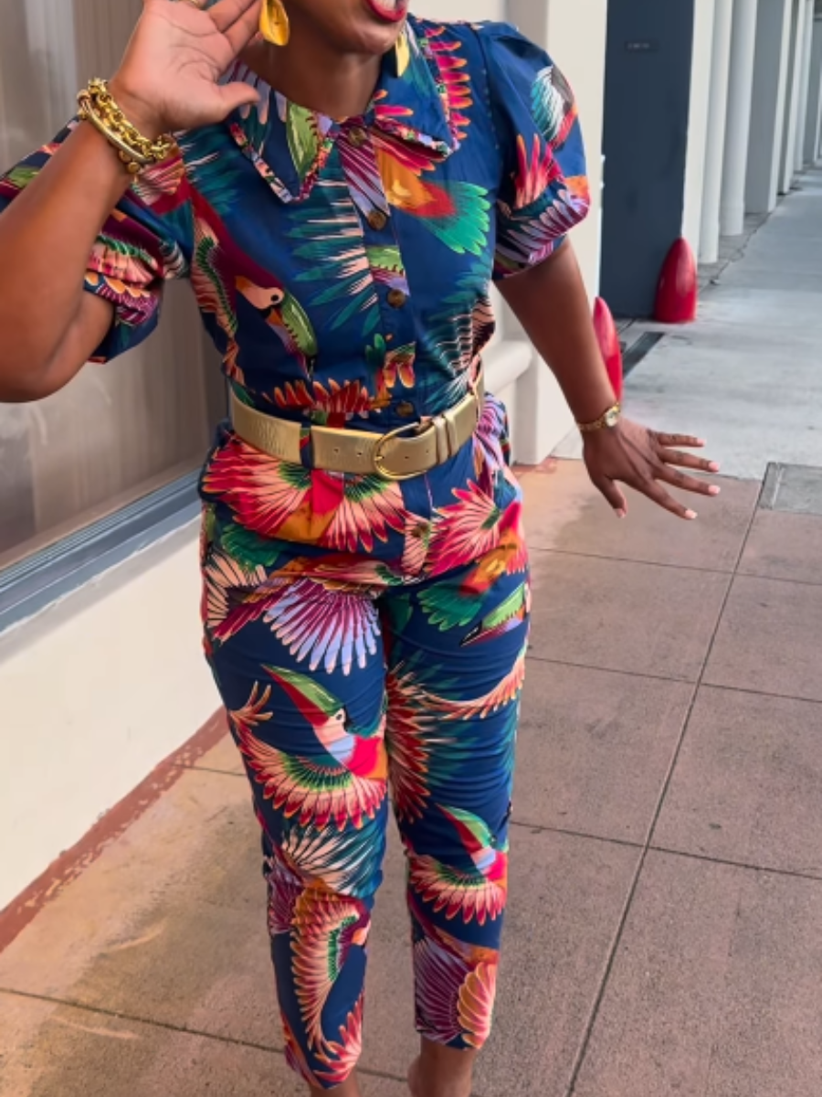 Printed Jumpsuit