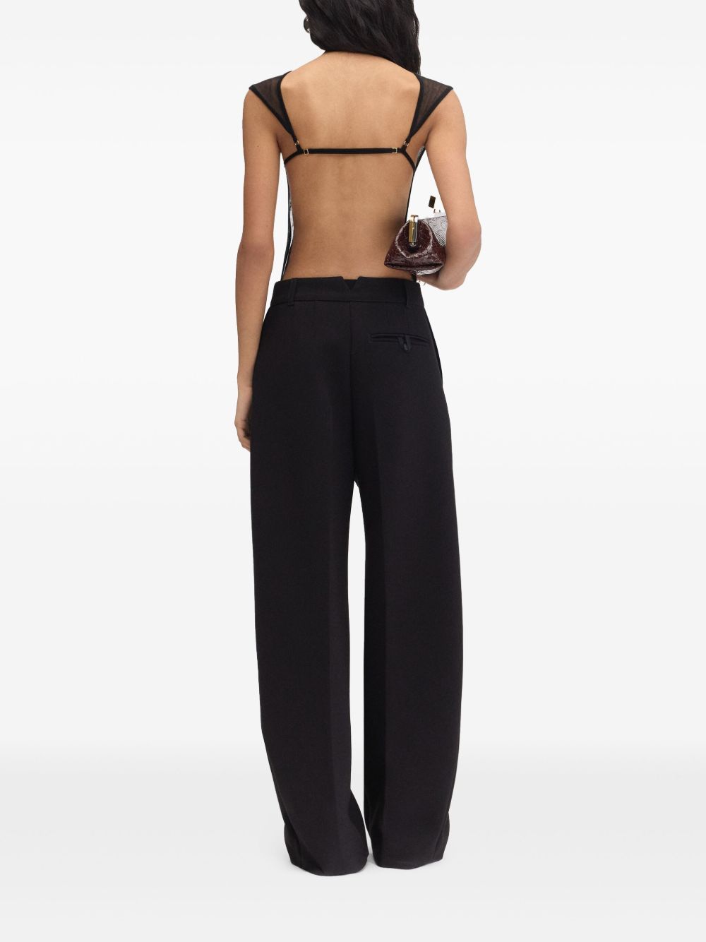 Polka dot T-shirt With Lantern-style Wide Leg Pants Sets